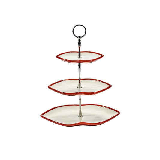 Alzata per dolci a tre piani Les Objets Mouleversants Serax