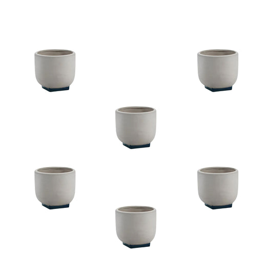 Set 6 Vasi da fiori 01 grigio - rosa blu scuro Serax