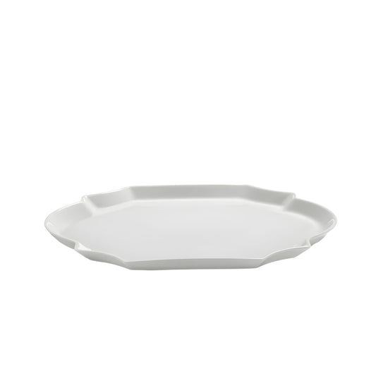Piatto da portata ovale bianco Perle Fine Les Objets MouleversantS Serax