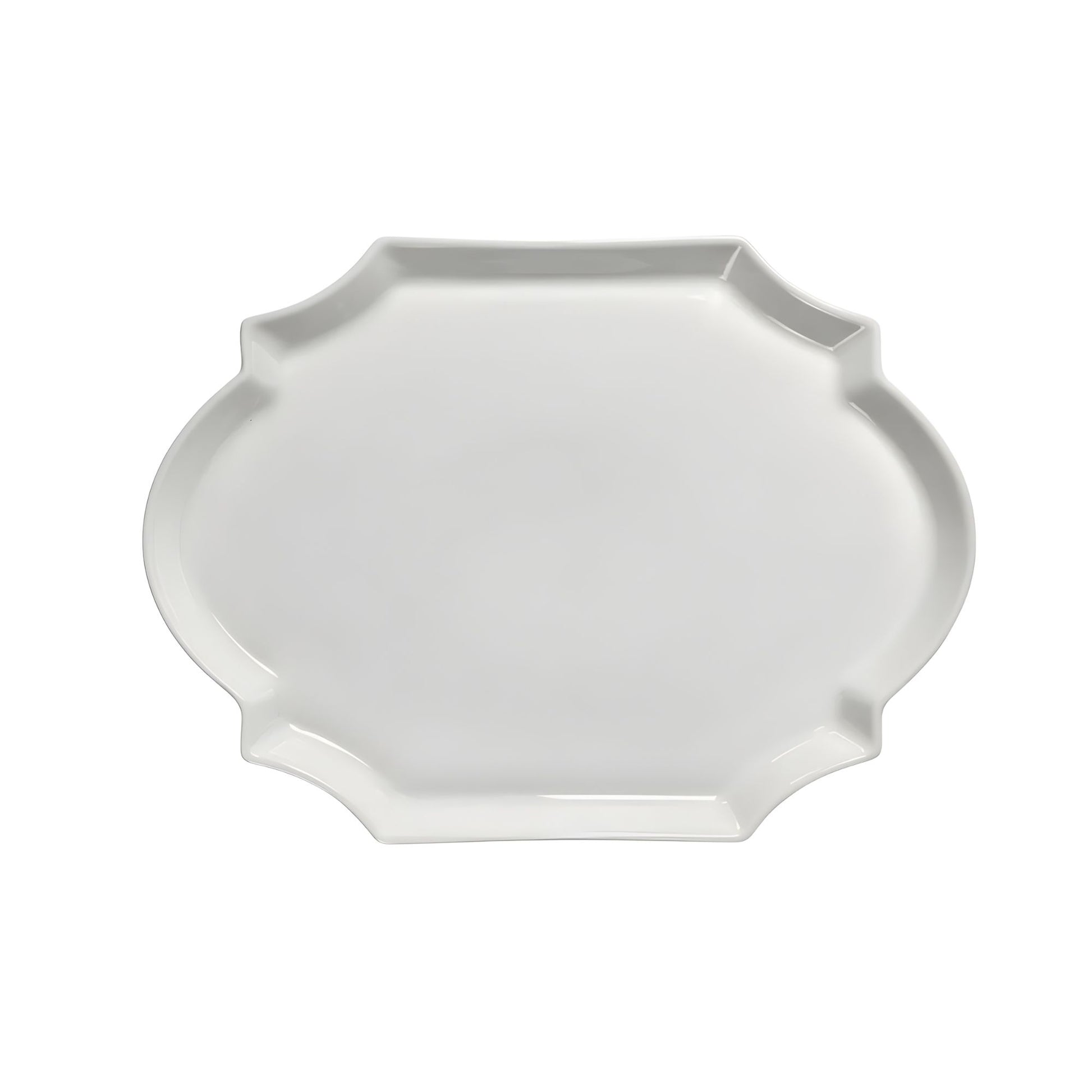 Piatto da portata ovale bianco Perle Fine Les Objets MouleversantS Serax