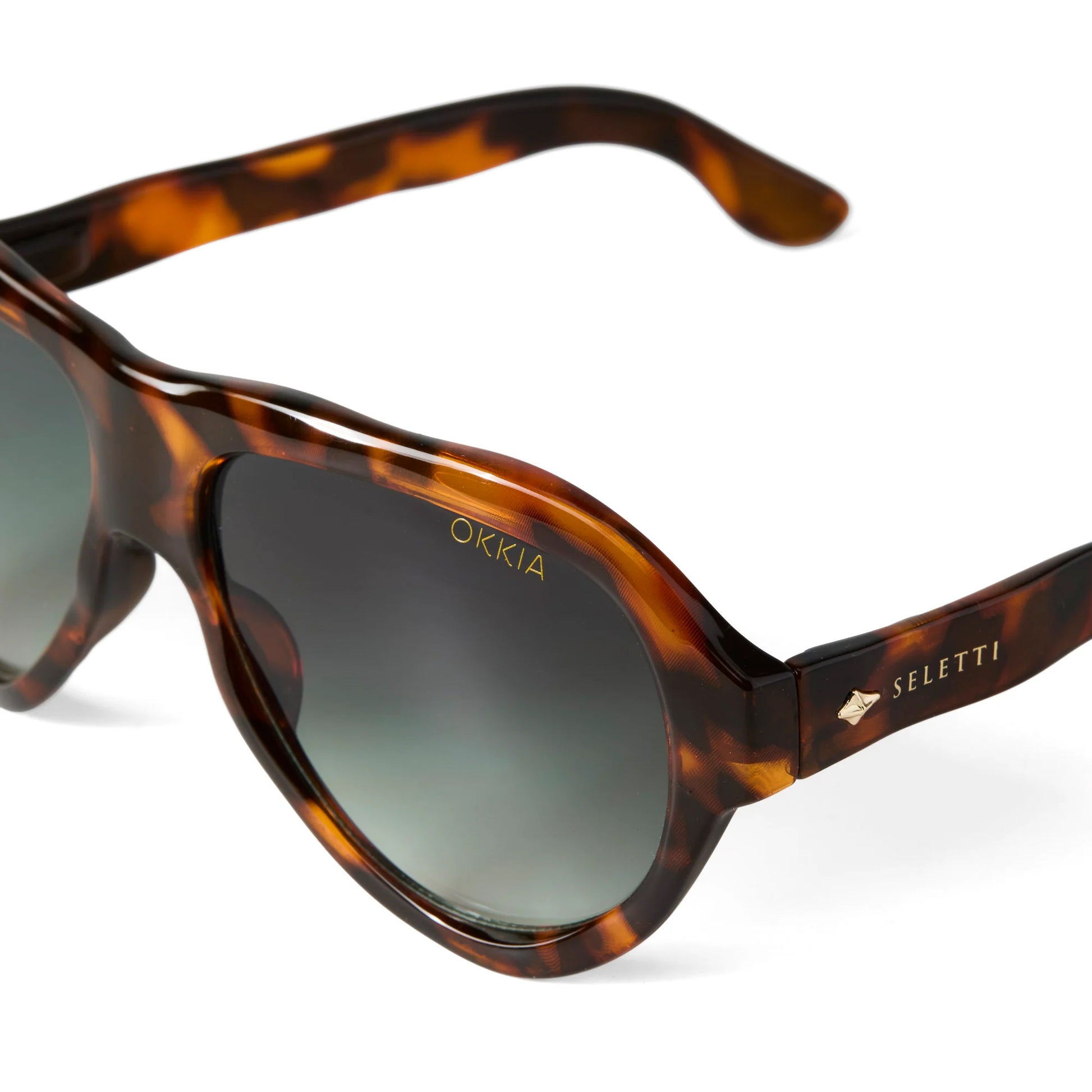 Occhiali Da Sole Florida Havana Classico E Lenti Verdi Sfumate Seletti