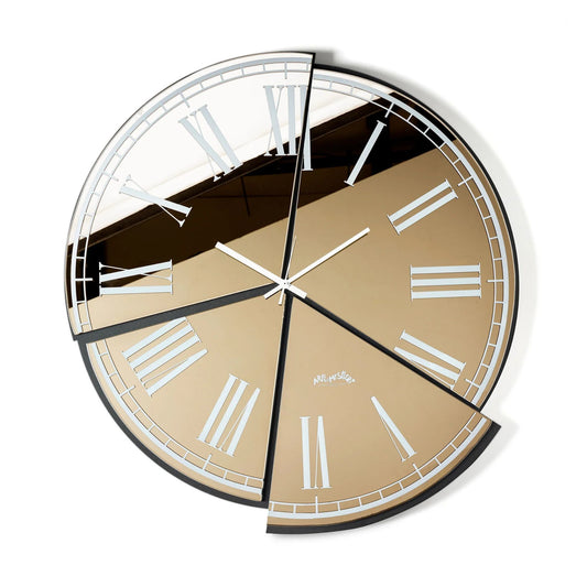 Orologio Kintsugi Nero-Bronzo Crystal Arti E Mestieri