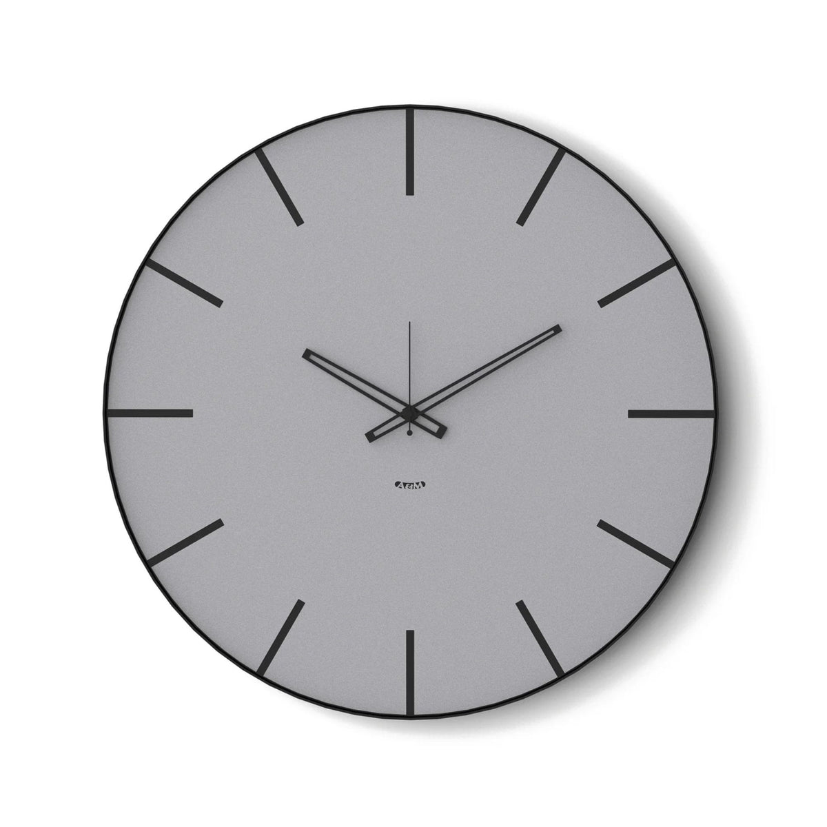 Orologio Symbol 60 Nero-Alluminio 60 cm Arti E Mestieri