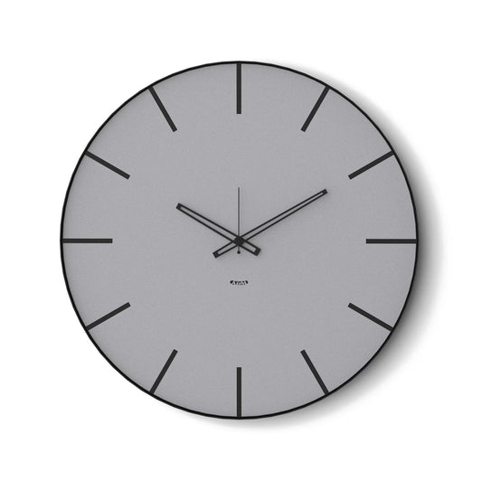 Orologio Symbol 60 Nero-Alluminio 60 cm Arti E Mestieri