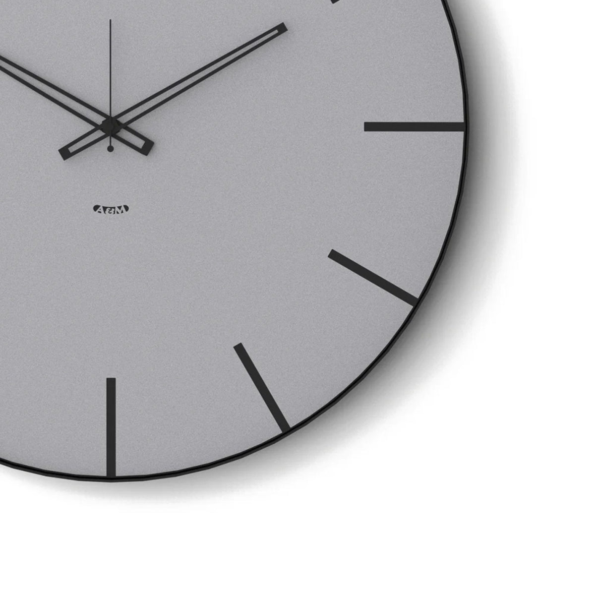 Orologio Symbol 60 Nero-Alluminio 60 cm Arti E Mestieri