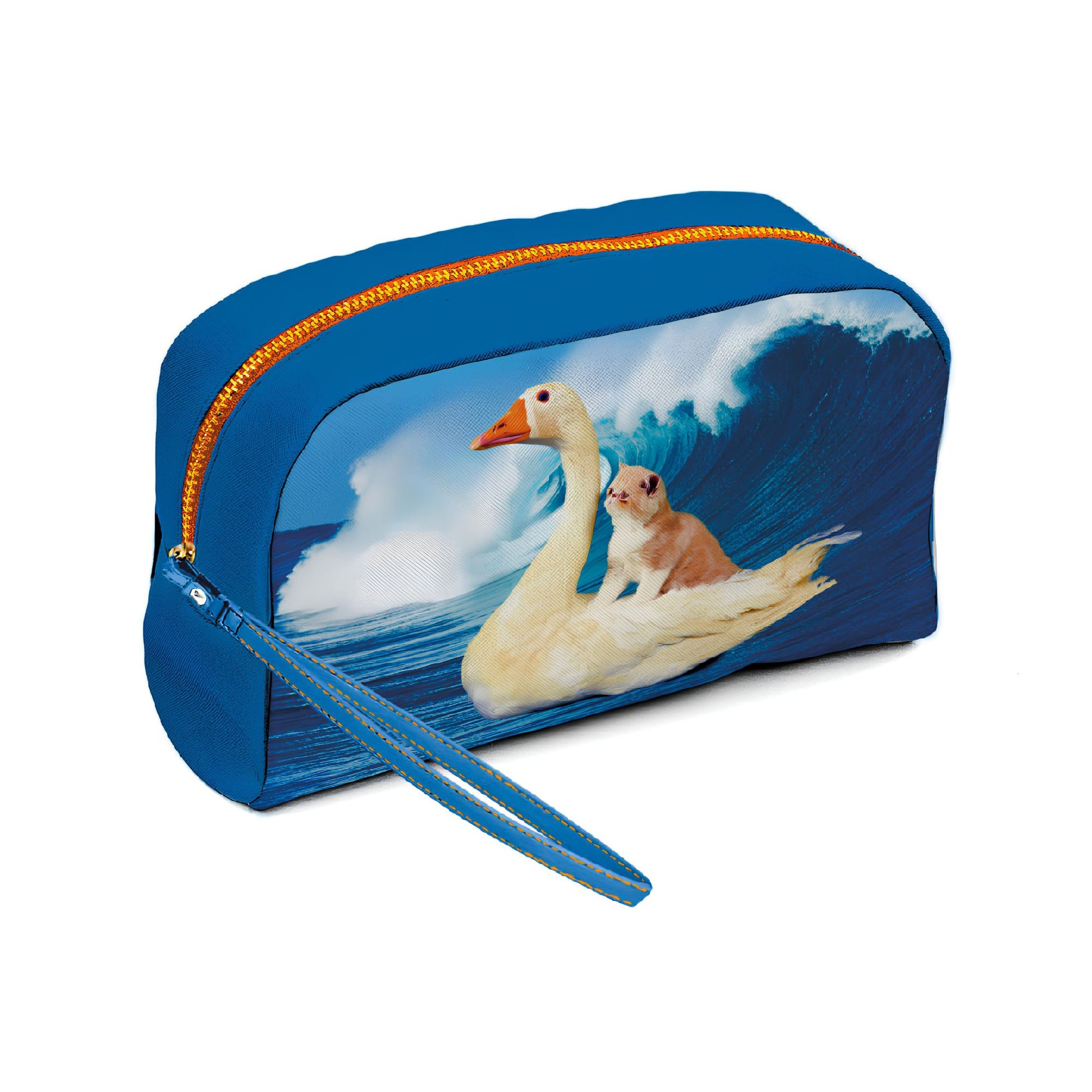 Beauty-Case In Pu Stampato Toiletpaper Surf Buddies Seletti