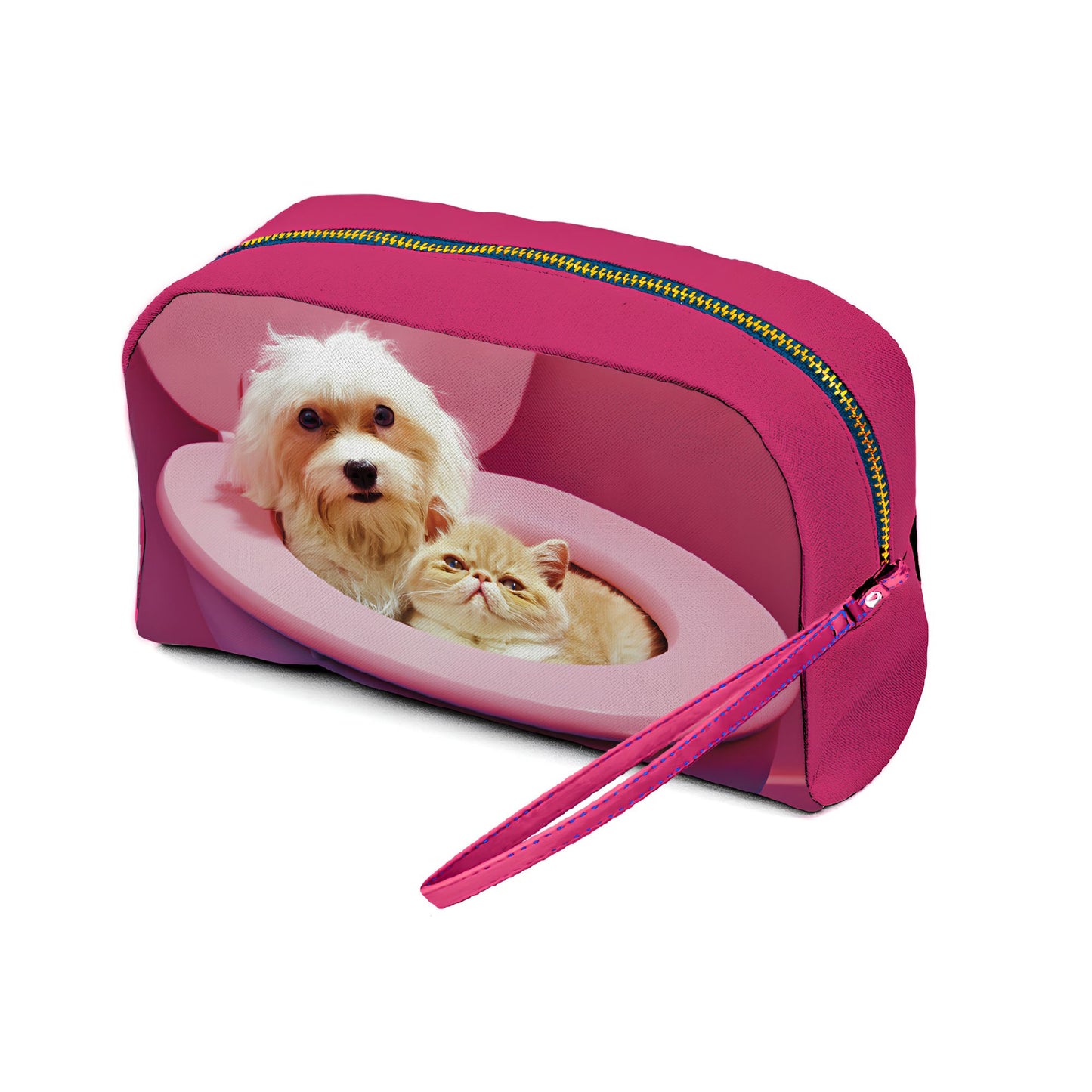 Beauty-Case In Pu Stampato Toiletpaper Bff Seletti
