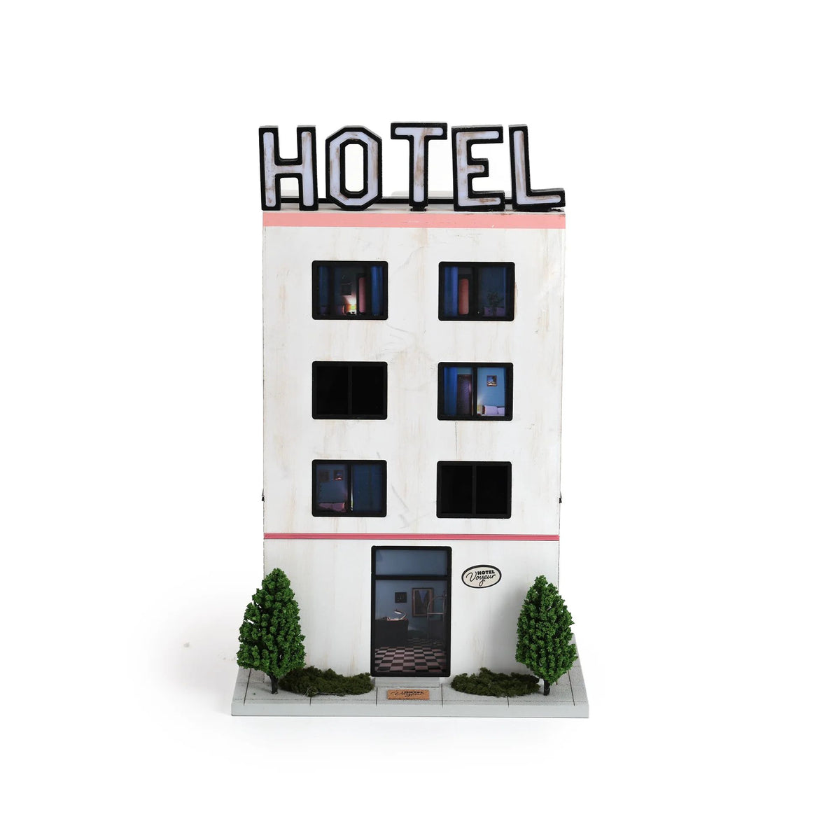Lampada Artistica In Mdf Hotel Voyeur Seletti