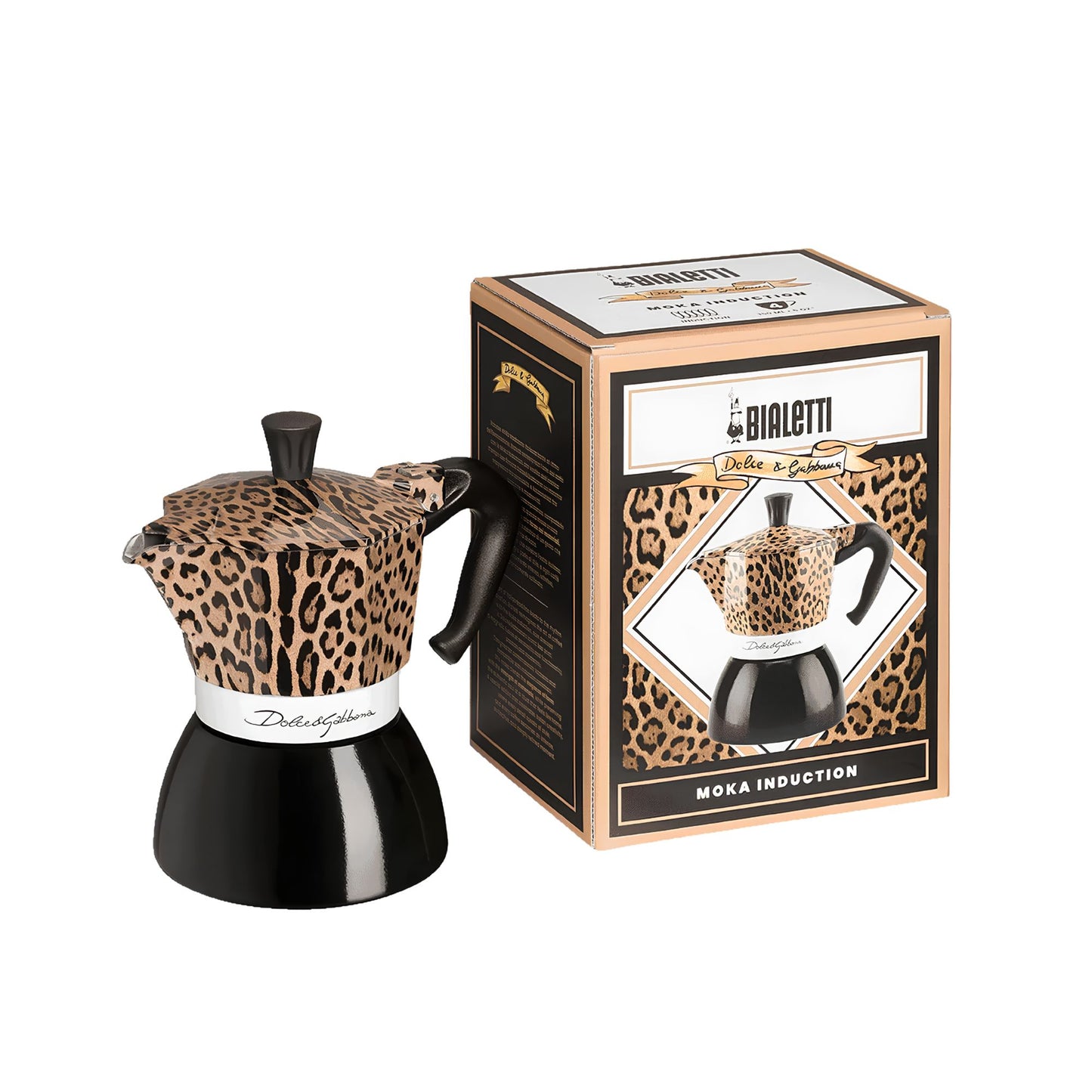 Moka Induction 4 Tazze Bialetti Dolce&Gabbana Leopardo Bialetti Exclusive