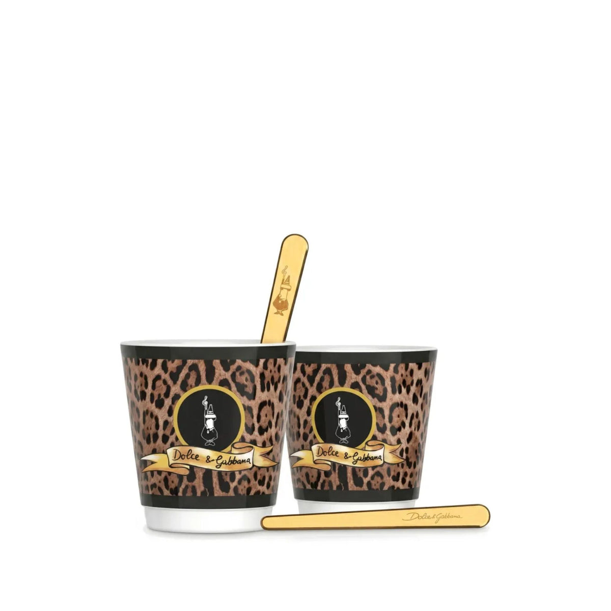 Set 2 Bicchierini e 2 Palette Leopardo Bialetti Exclusive