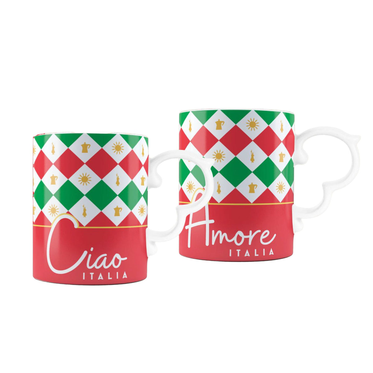 Set 2 Mug Tricolore Bialetti Exclusive