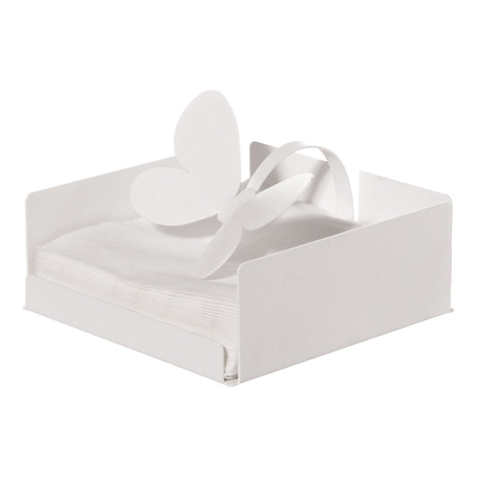 Porta Tovaglioli Butterfly Bianco Arti E Mestieri