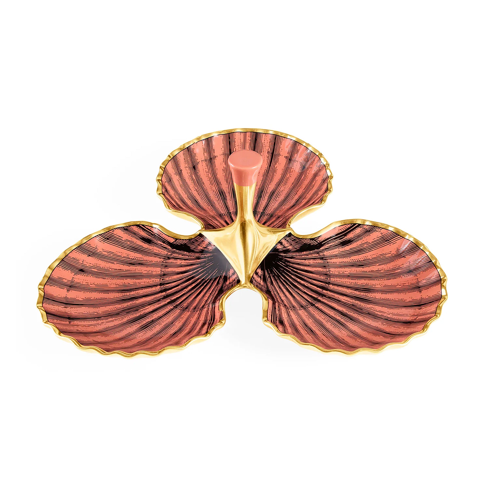 Sirena Trefoil Serving Dish - Coral Jonathan Adler