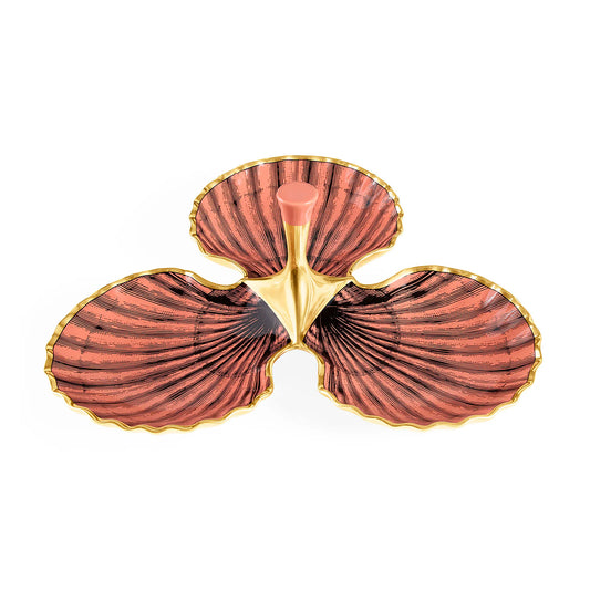 Sirena Trefoil Serving Dish - Coral Jonathan Adler