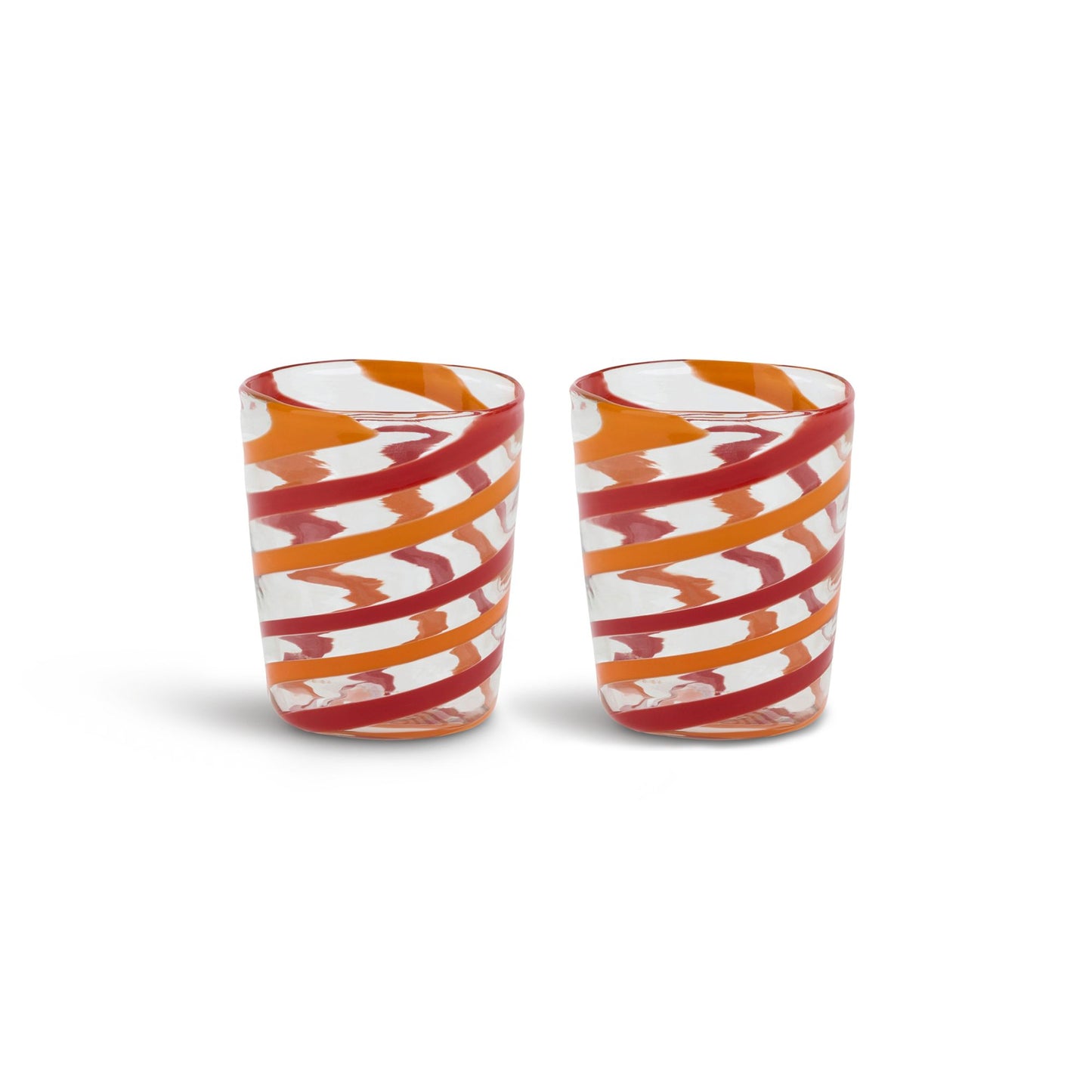 Decorative Glasses X 2 Canna Spiral Lisa Corti