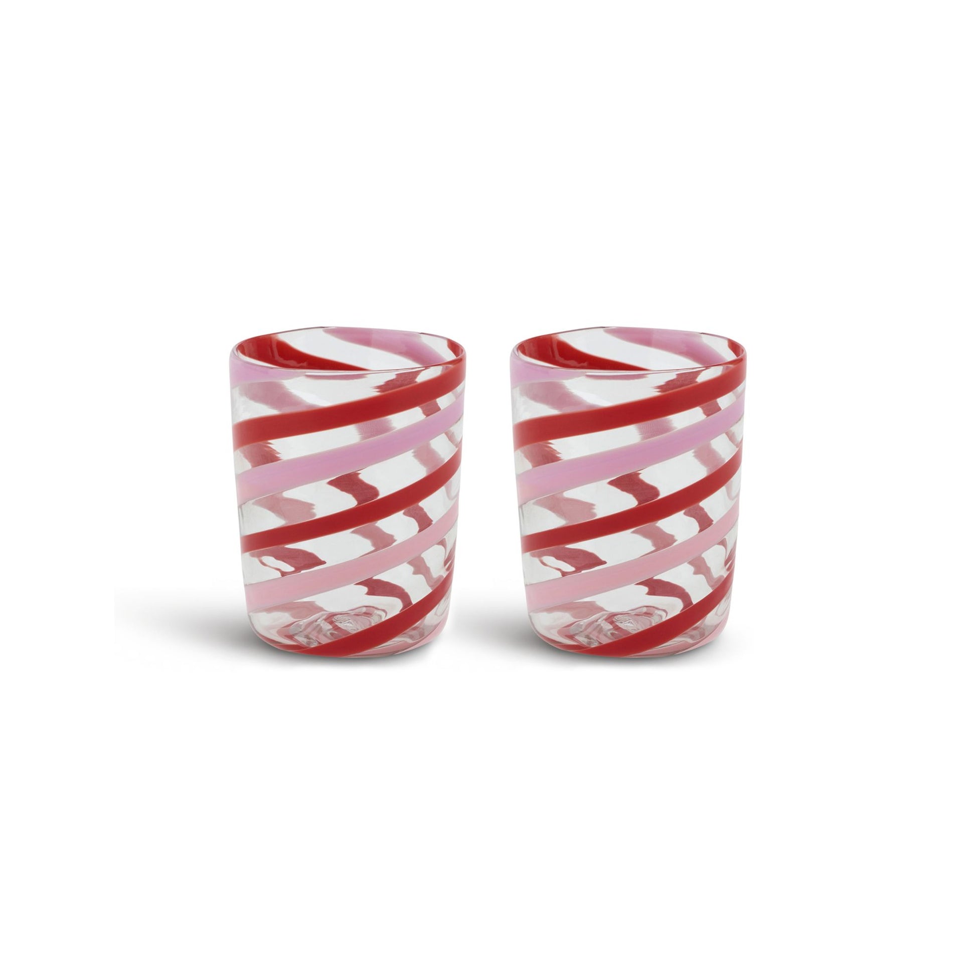 Decorative Glasses X 2 Canna Spiral Lisa Corti