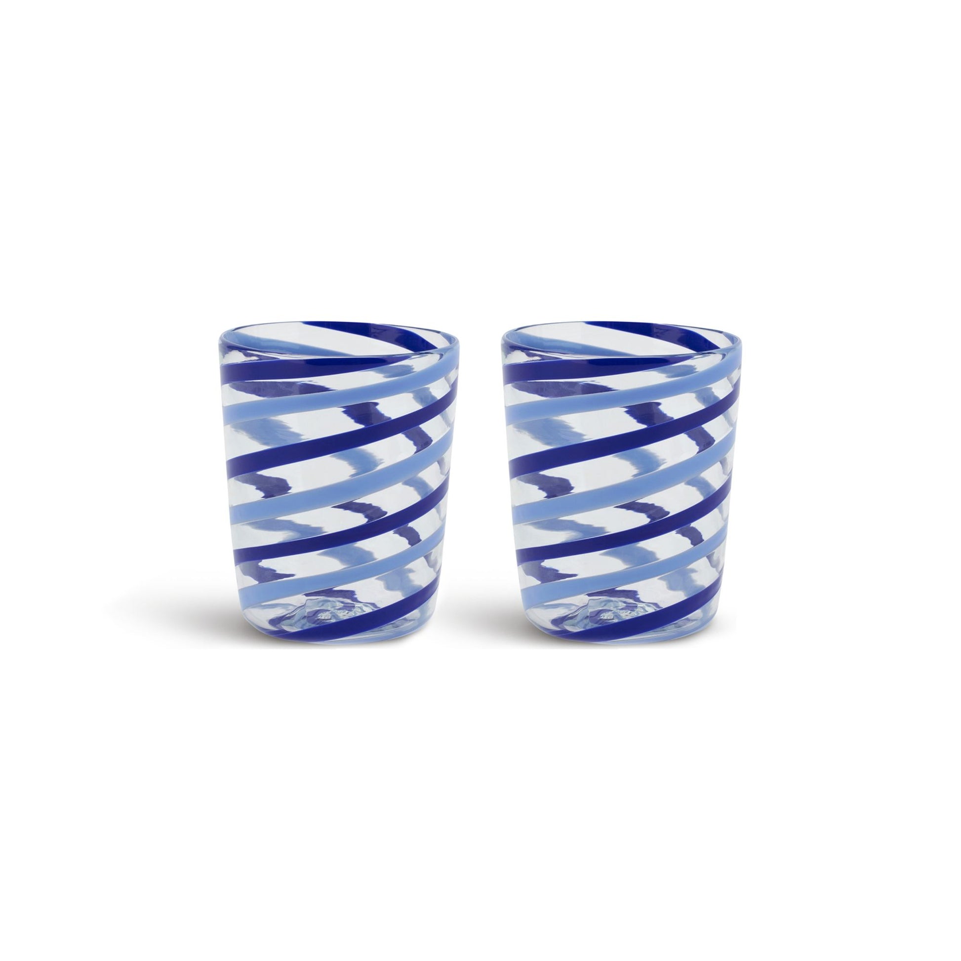 Decorative Glasses X 2 Canna Spiral Lisa Corti