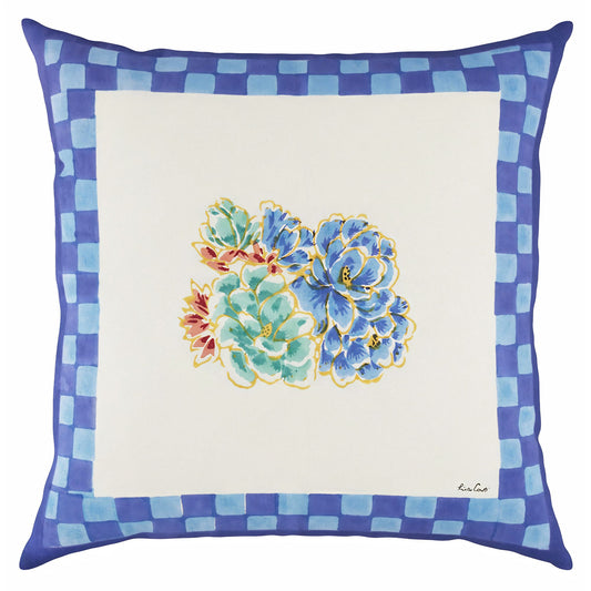 Cotton cushion cover 60x60cm positano red tiles Lisa Corti