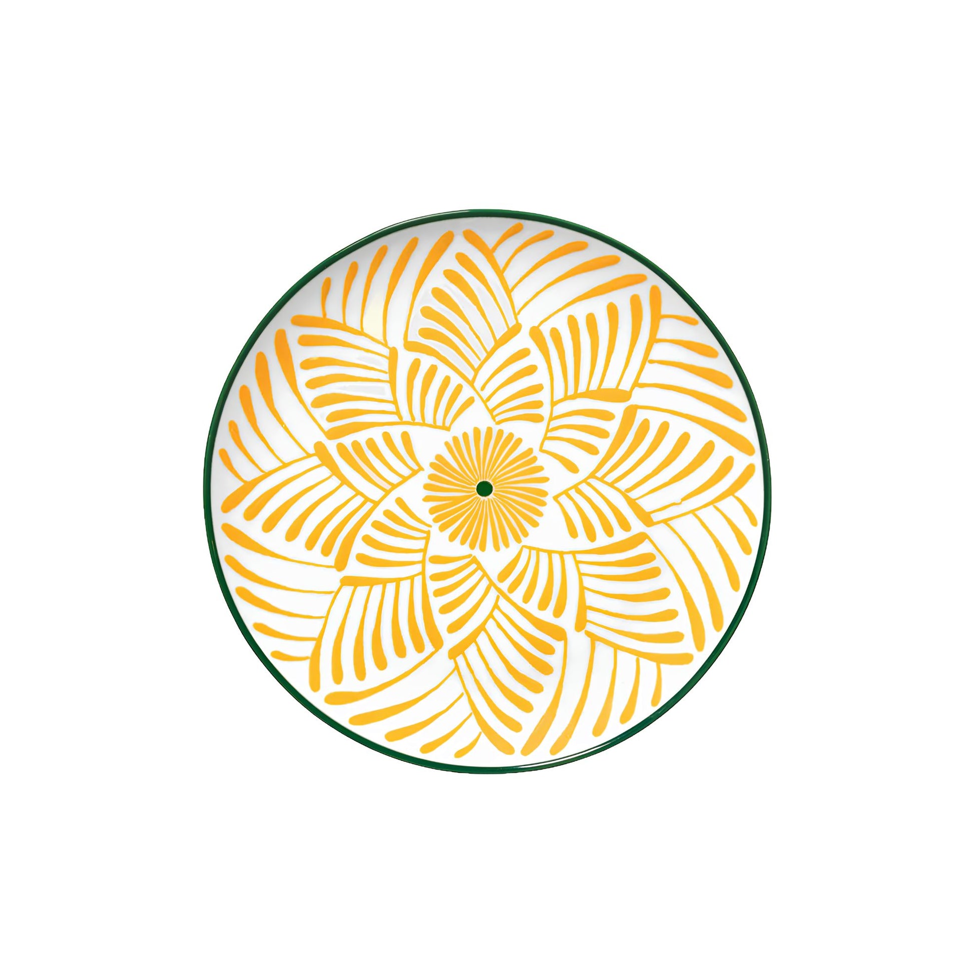 Set 4 Dinner Plate Yellow Green Bazaar Serax