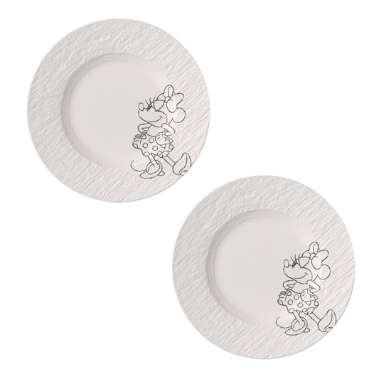 Set 2 Piatti Dessert Mickey Mouse Manufacture Villeroy E Boch