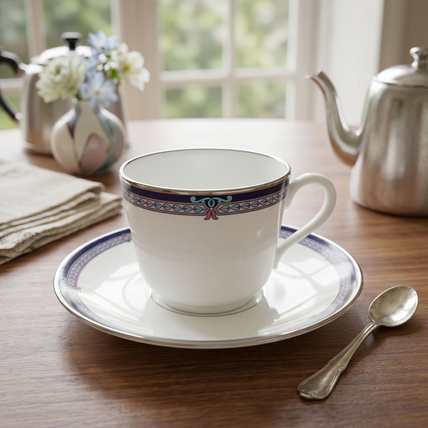 Tazza the con piattino Ginori 1735