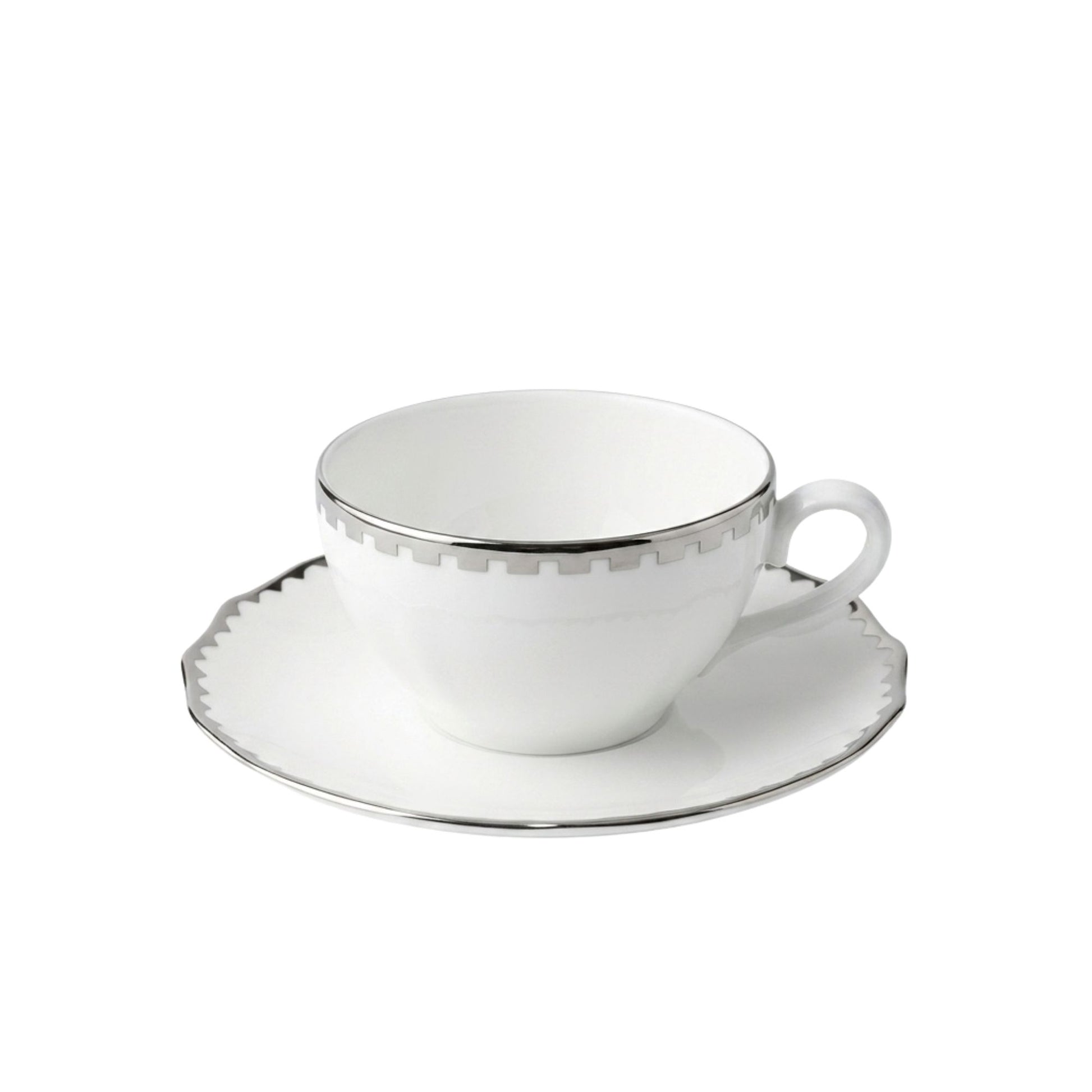 Tazza the con piattino Chess Ginori 1735