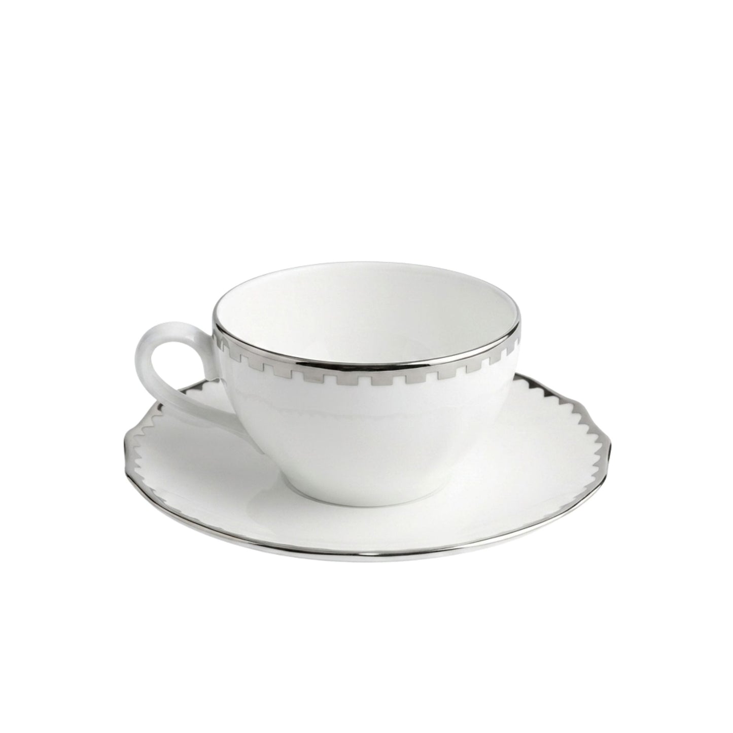 Tazza the con piattino Chess Ginori 1735