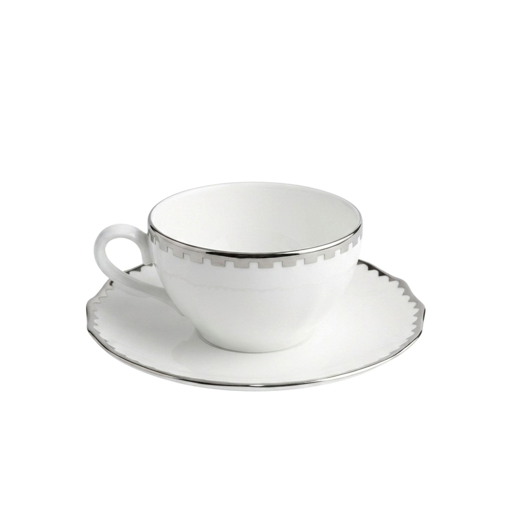 Tazza the con piattino Chess Ginori 1735