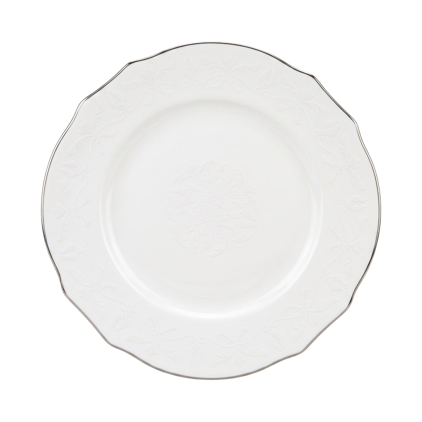 Piatto Piano Duchessa Ø 27 cm Filo platino Ginori 1735