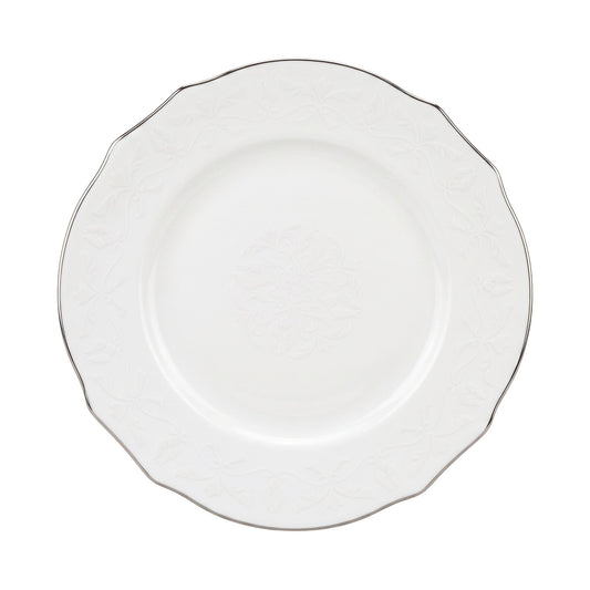 Piatto Piano Duchessa Ø 27 cm Filo platino Ginori 1735