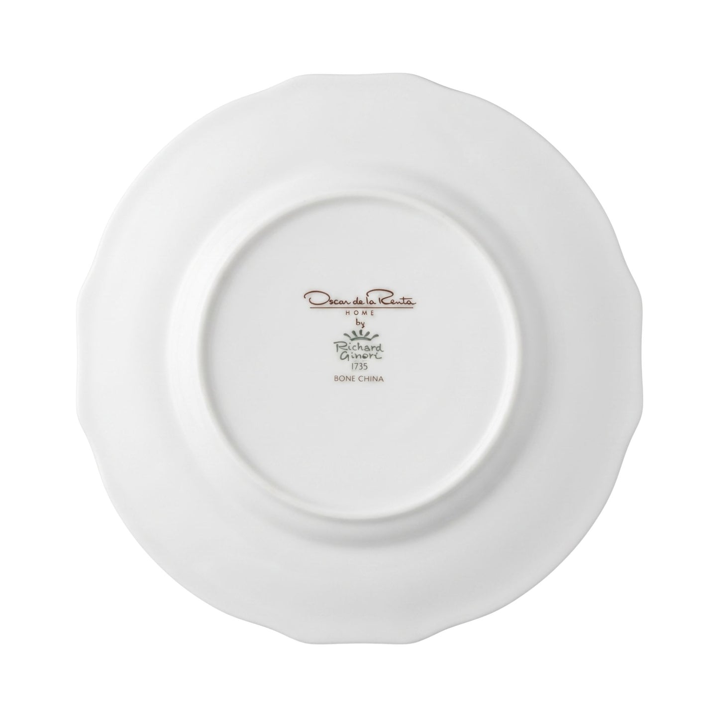 Piatto Frutta dorato Ø 21 cm Designer O. De La Renta Ginori 1735
