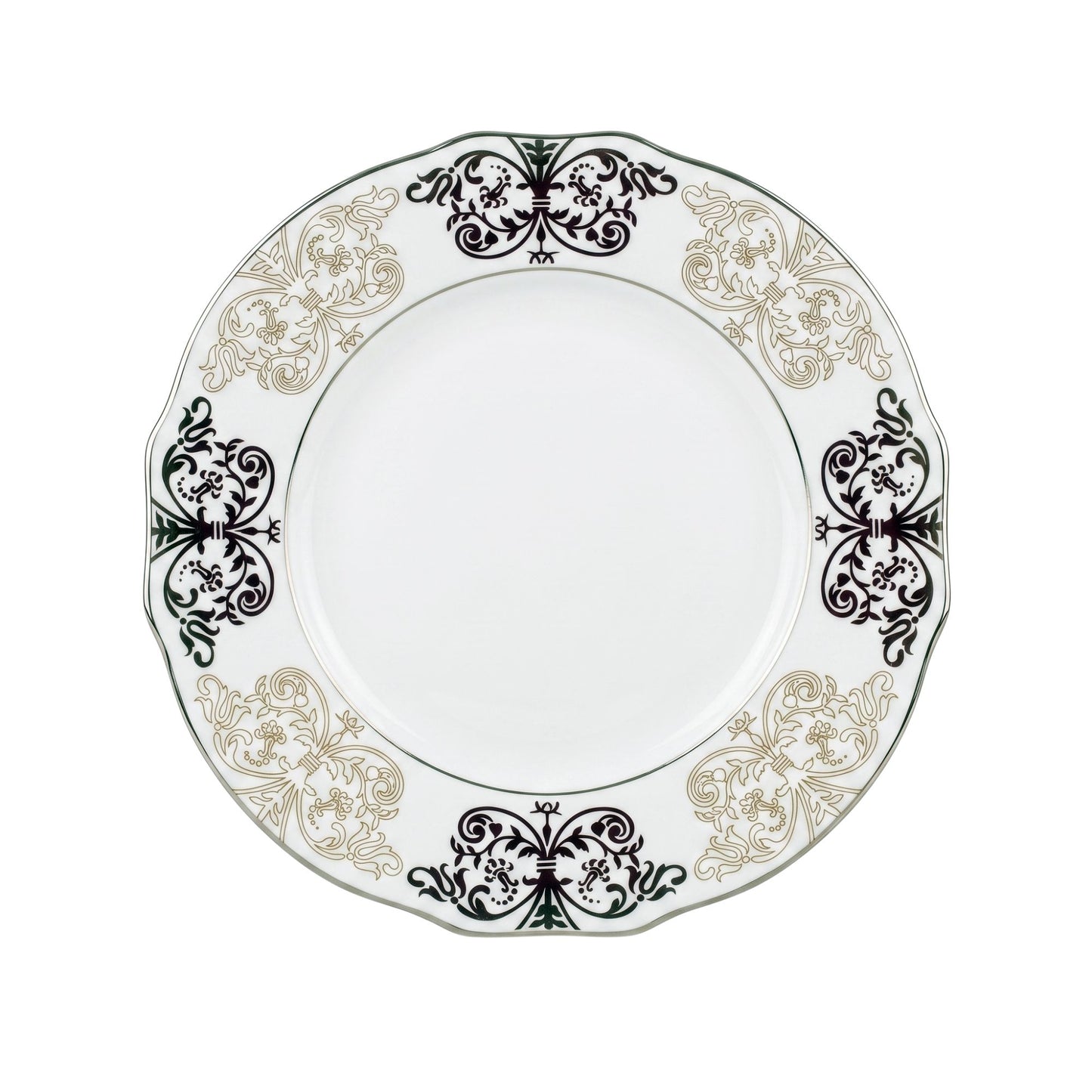 Piatto Frutta argentato Ø 21 cm Designer O. De La Renta Ginori 1735