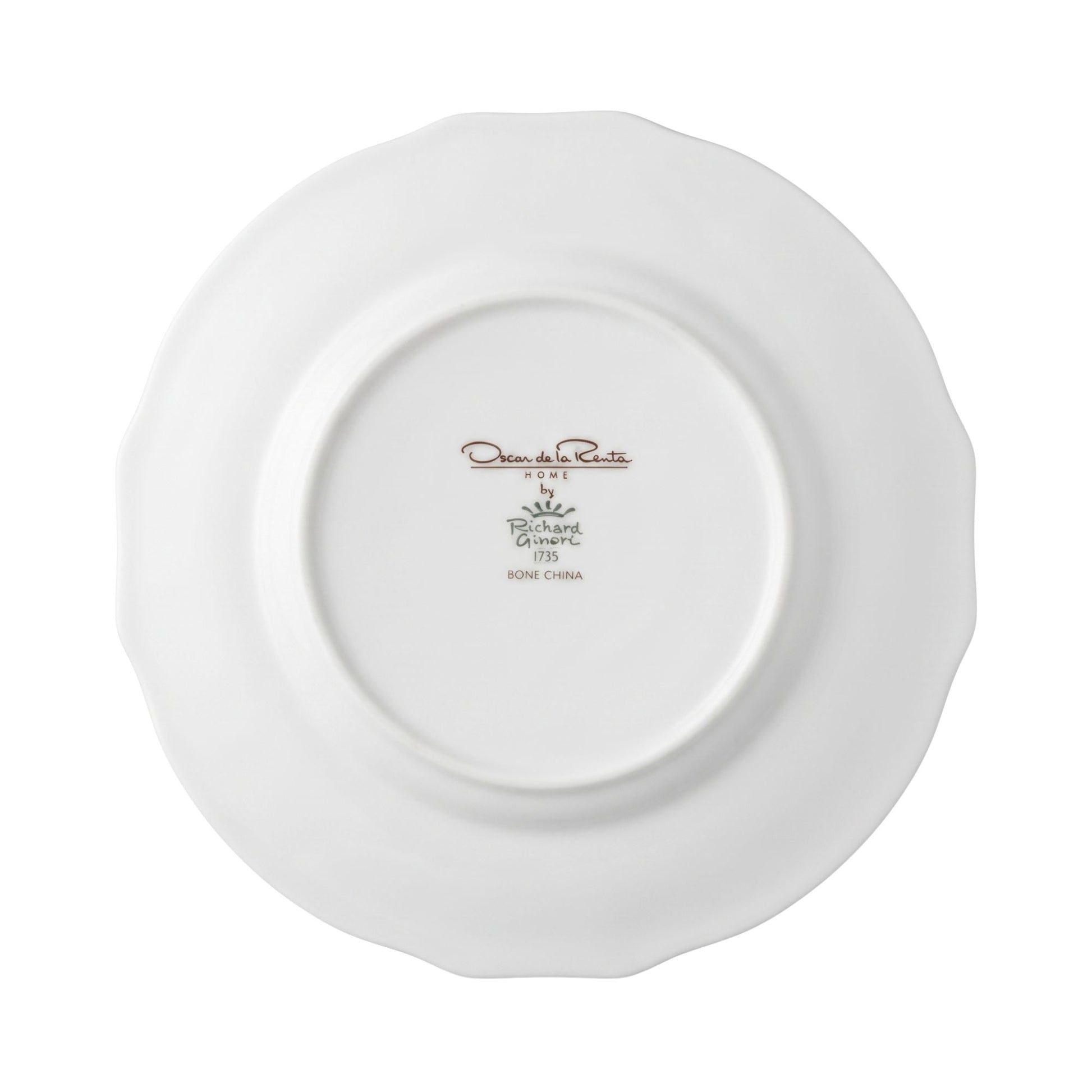 Piatto Frutta argentato Ø 21 cm Designer O. De La Renta Ginori 1735