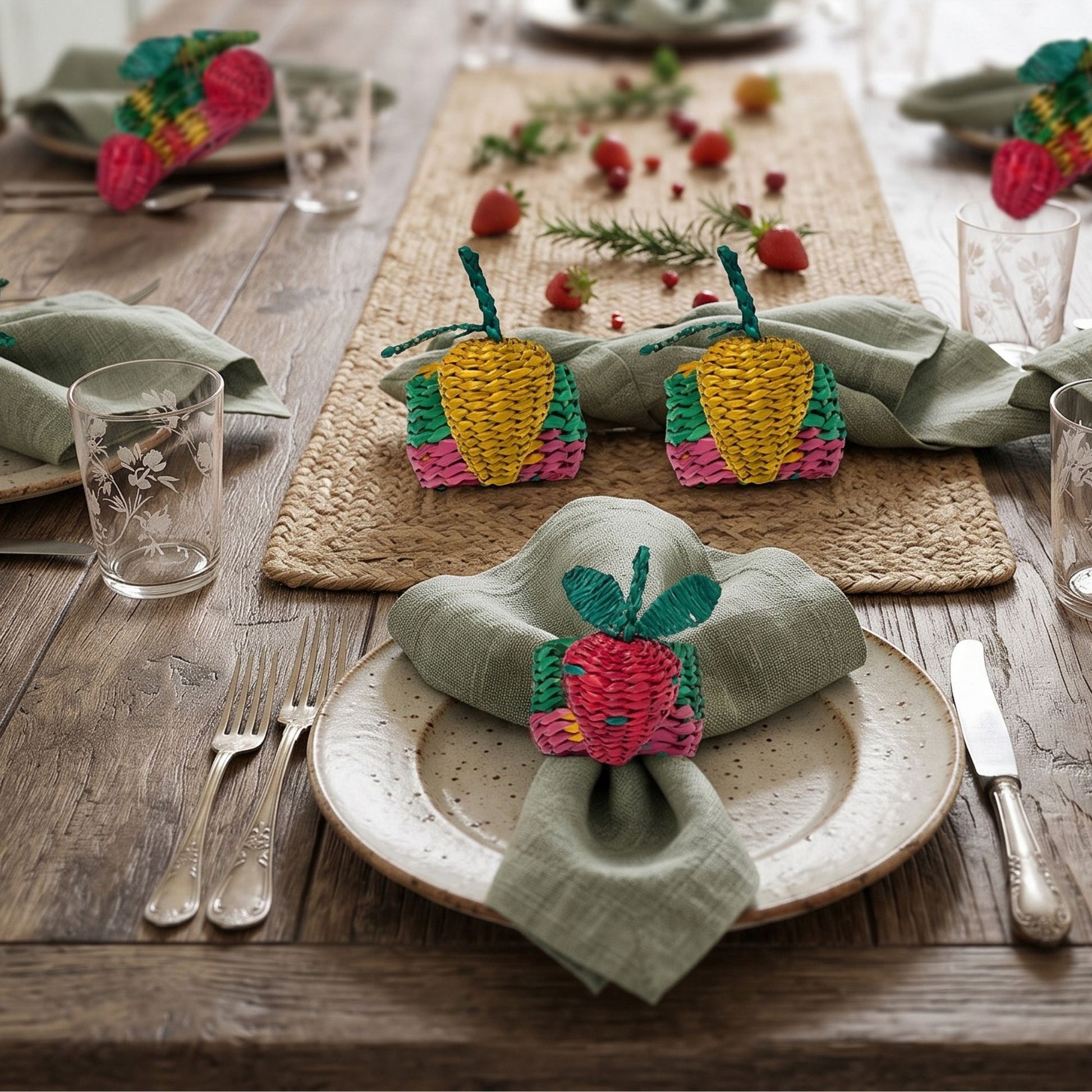 Set 6 Lega Tovaglioli Tutti frutti Bitossi Home