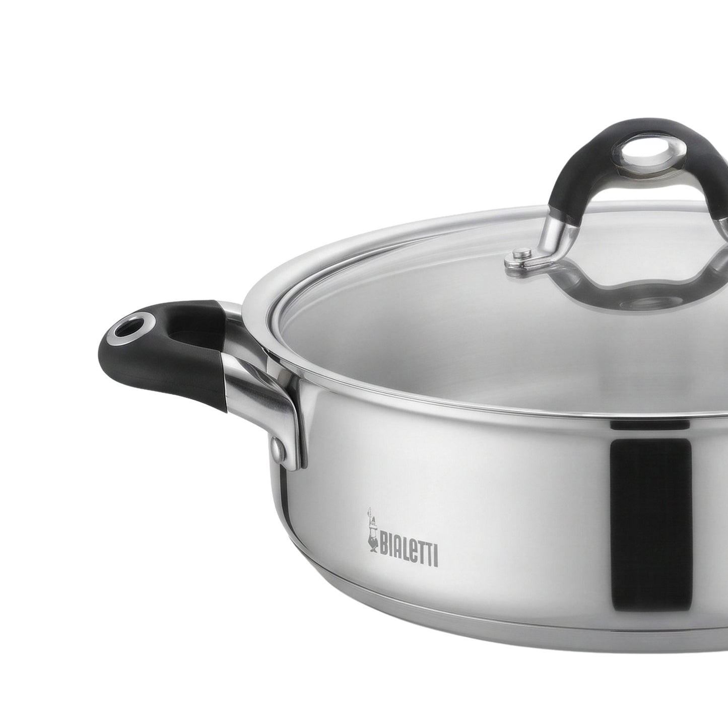 Tegame trilamine con coperchio 28 cm Bialetti Exclusive