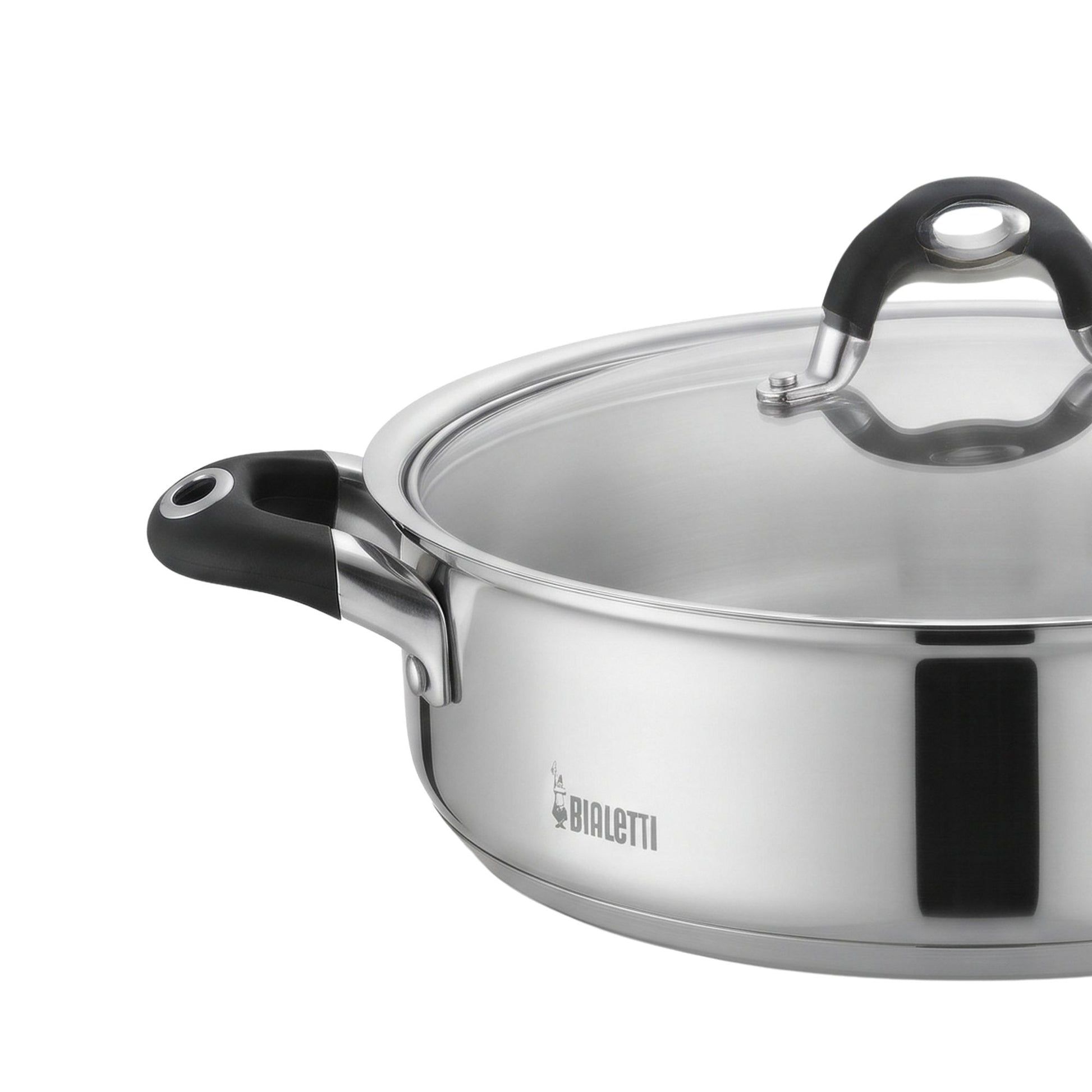Tegame trilamine con coperchio 28 cm Bialetti Exclusive