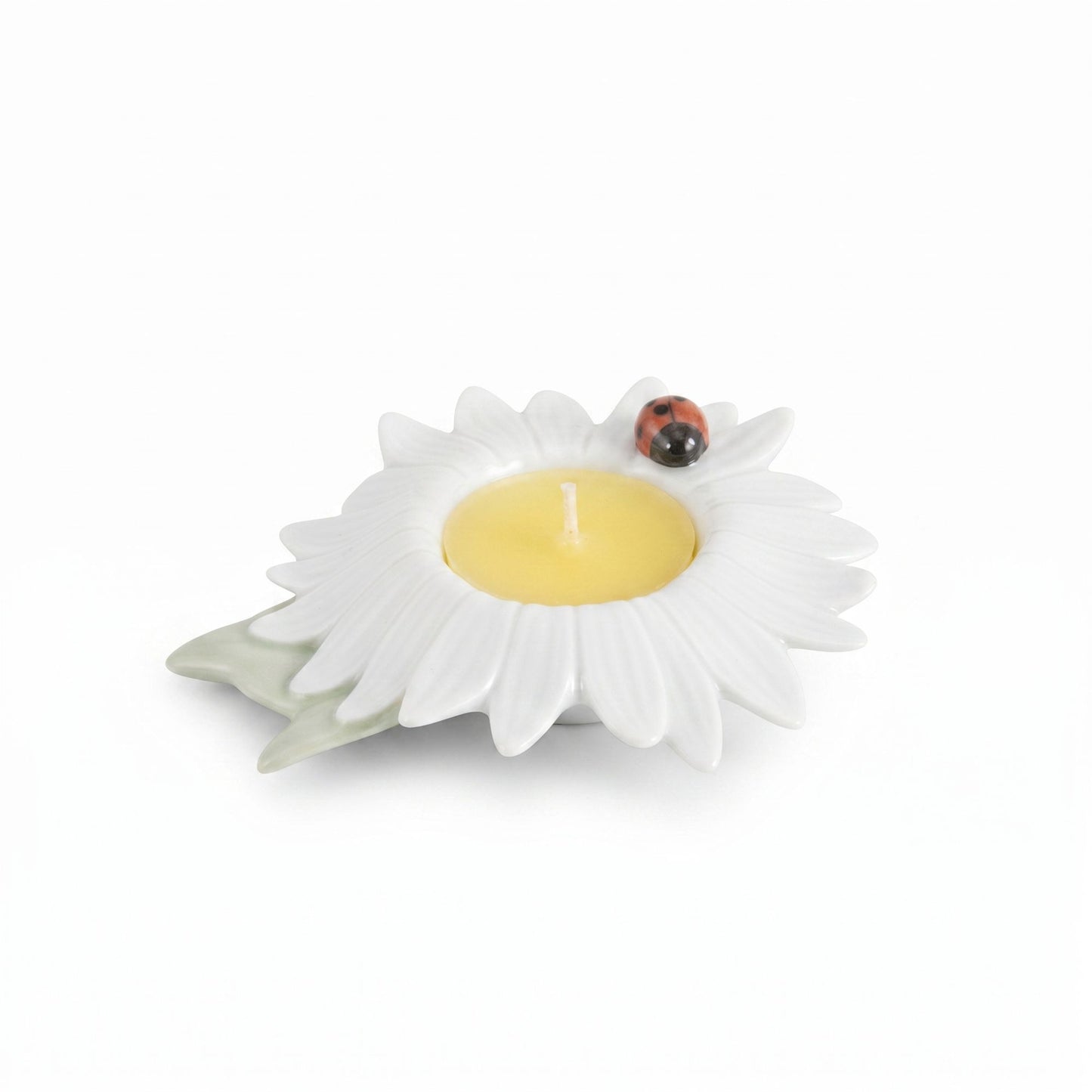 Portacandela Margherita in Porcellana con Coccinella Lladro'