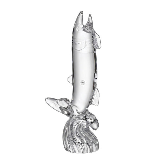 Statua in cristallo Pesce 38 cm Colle Vilca