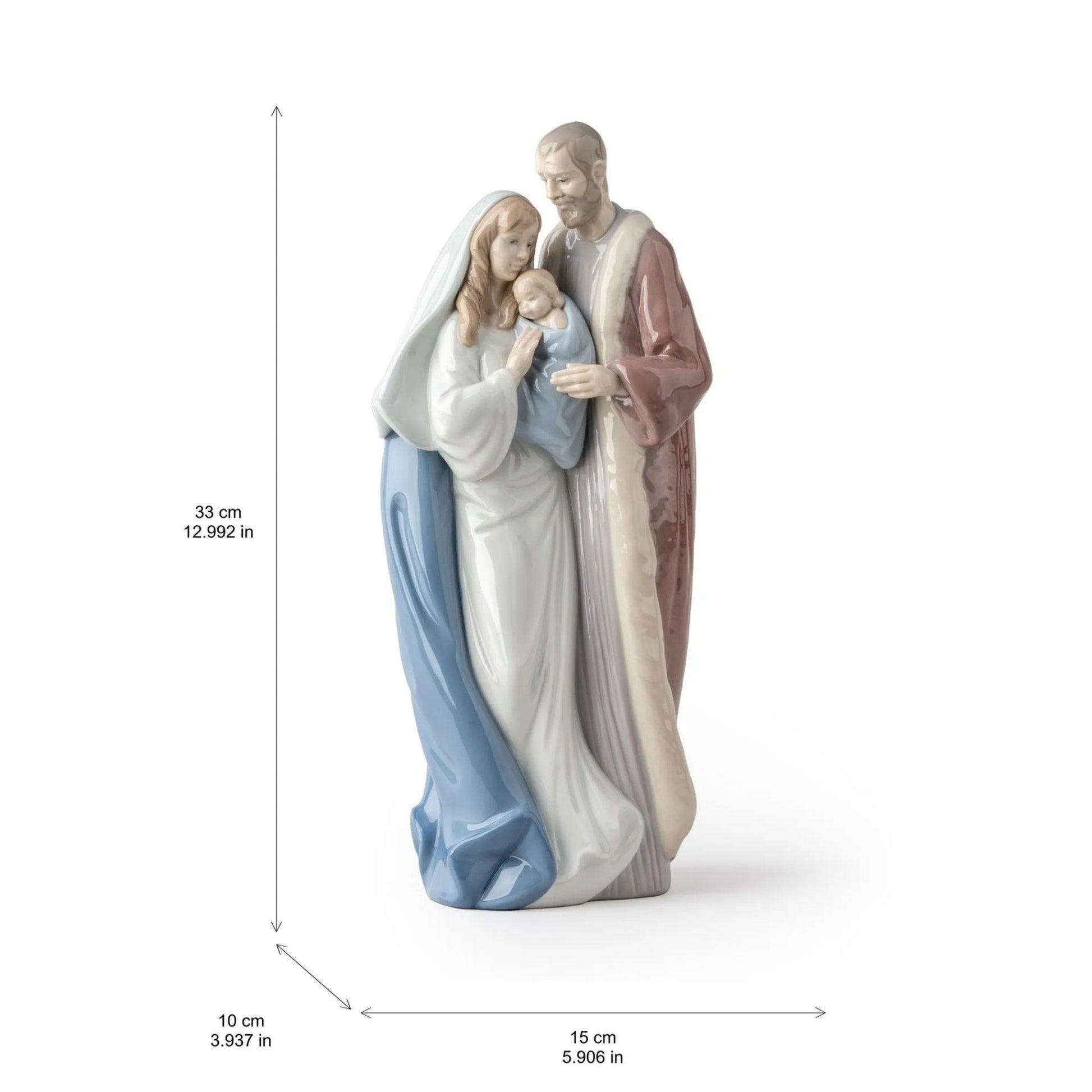 Figurina Sacra Famiglia Lladro'