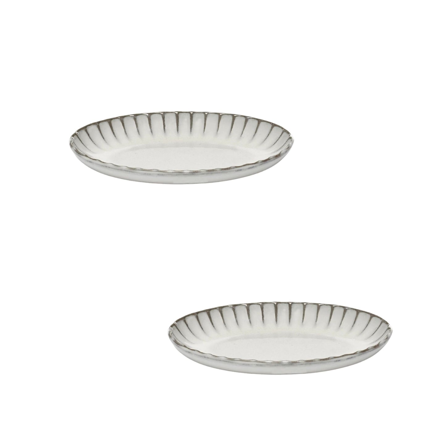 Set of 2 Serving Bowl Oval White Inku Serax