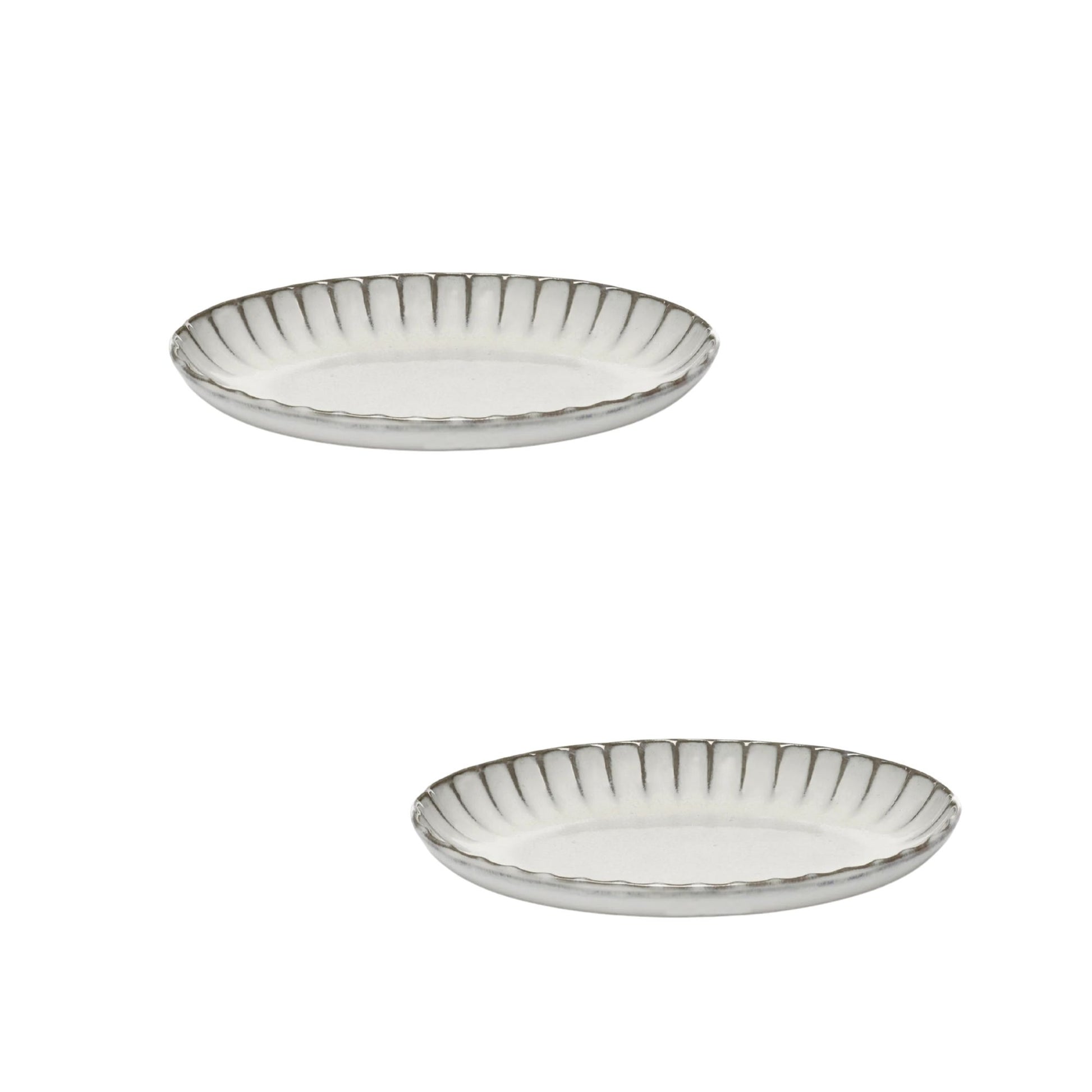 Set of 2 Serving Bowl Oval White Inku Serax