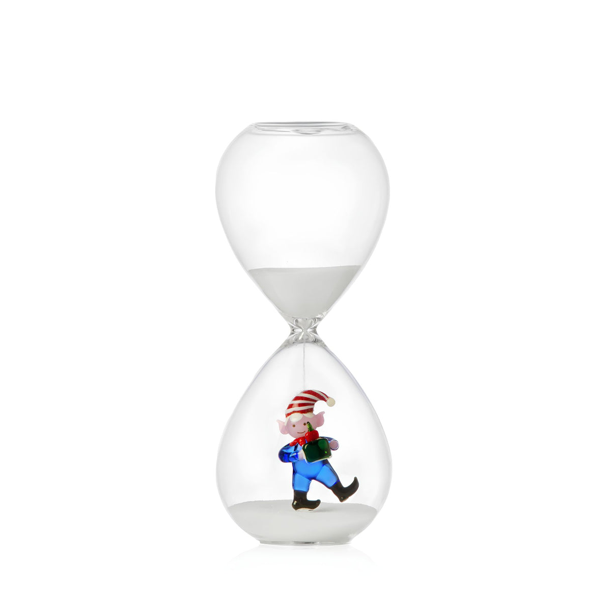 Clessidra Elfo Blu Con Regalo Ichendorf