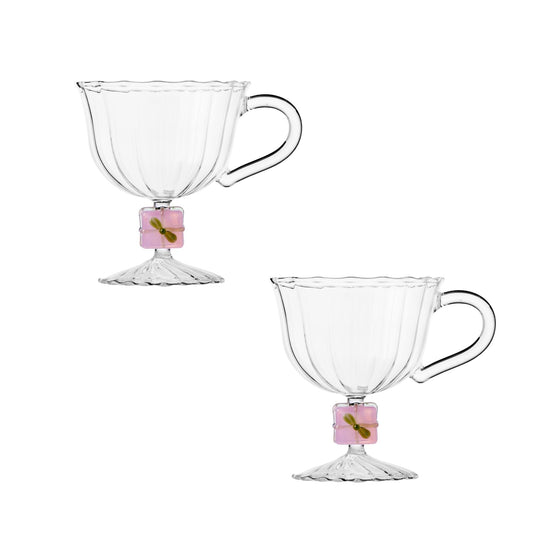 Set 2 Tazze Regalo Rosa Ichendorf