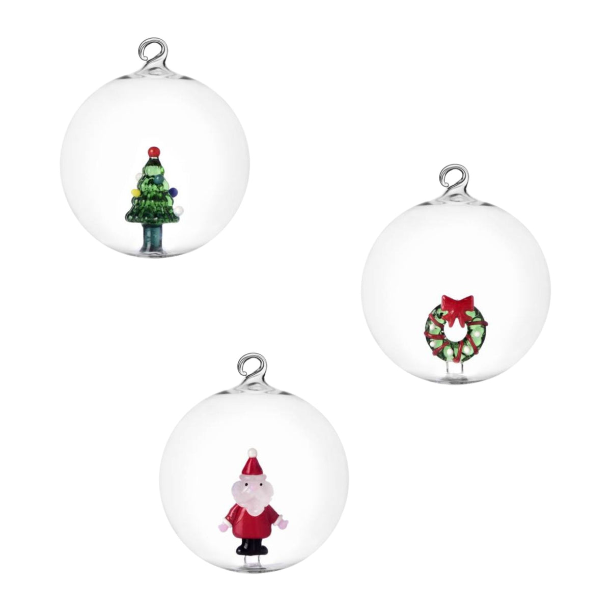 Set 3 Palle Di Natale Albero Di Natale Ichendorf
