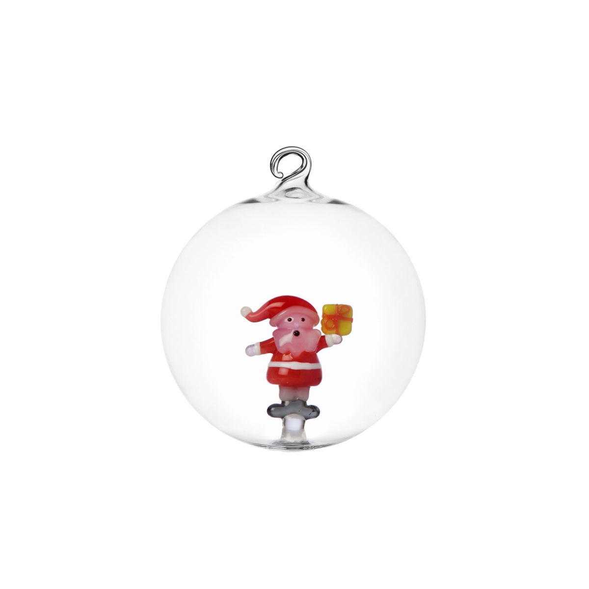 Set 3 Palle Natale Babbo Natale Sul Regalo Ichendorf