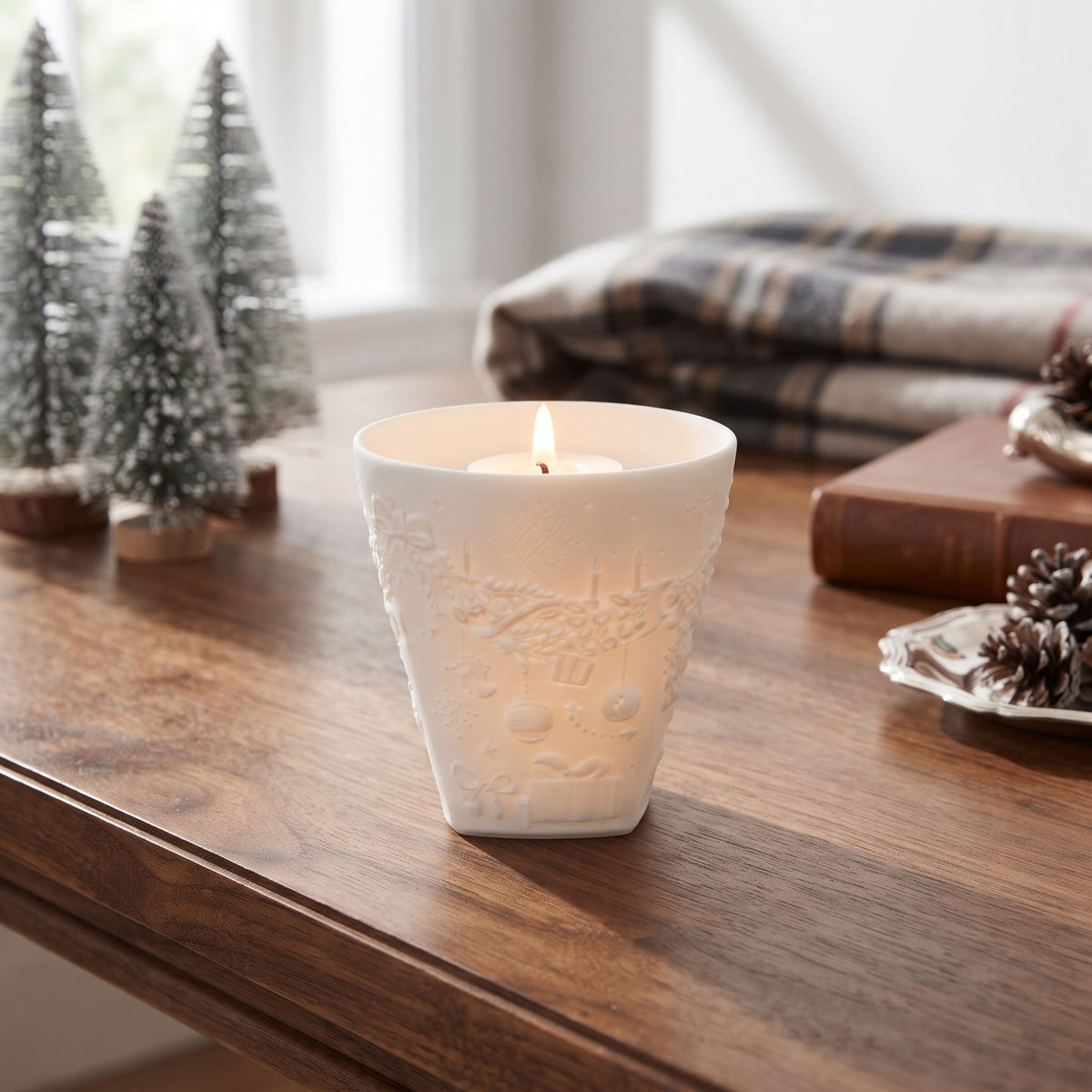 Porta Tea Light Xmas Haviland