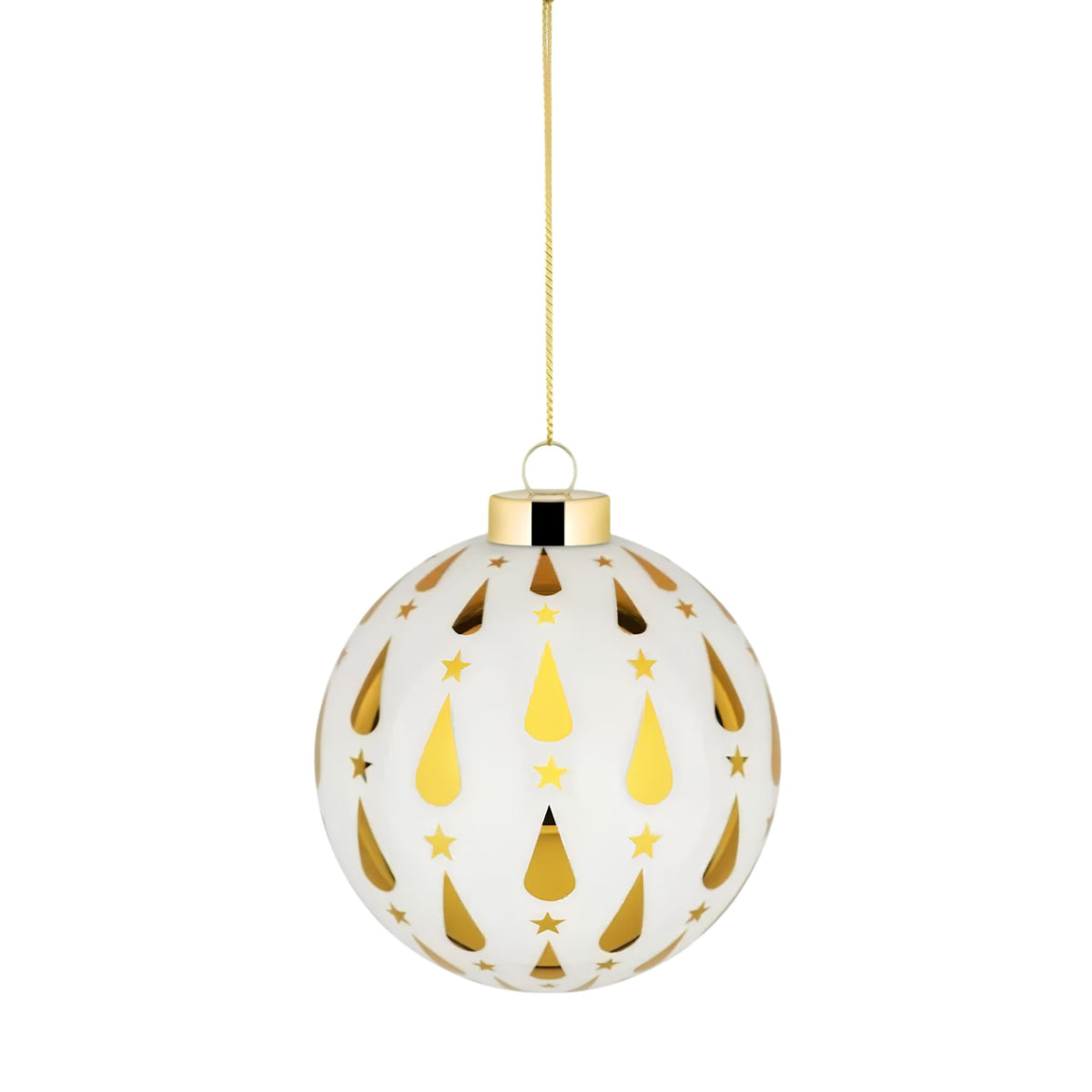 Set 2 Palle Natale Gold Alessi