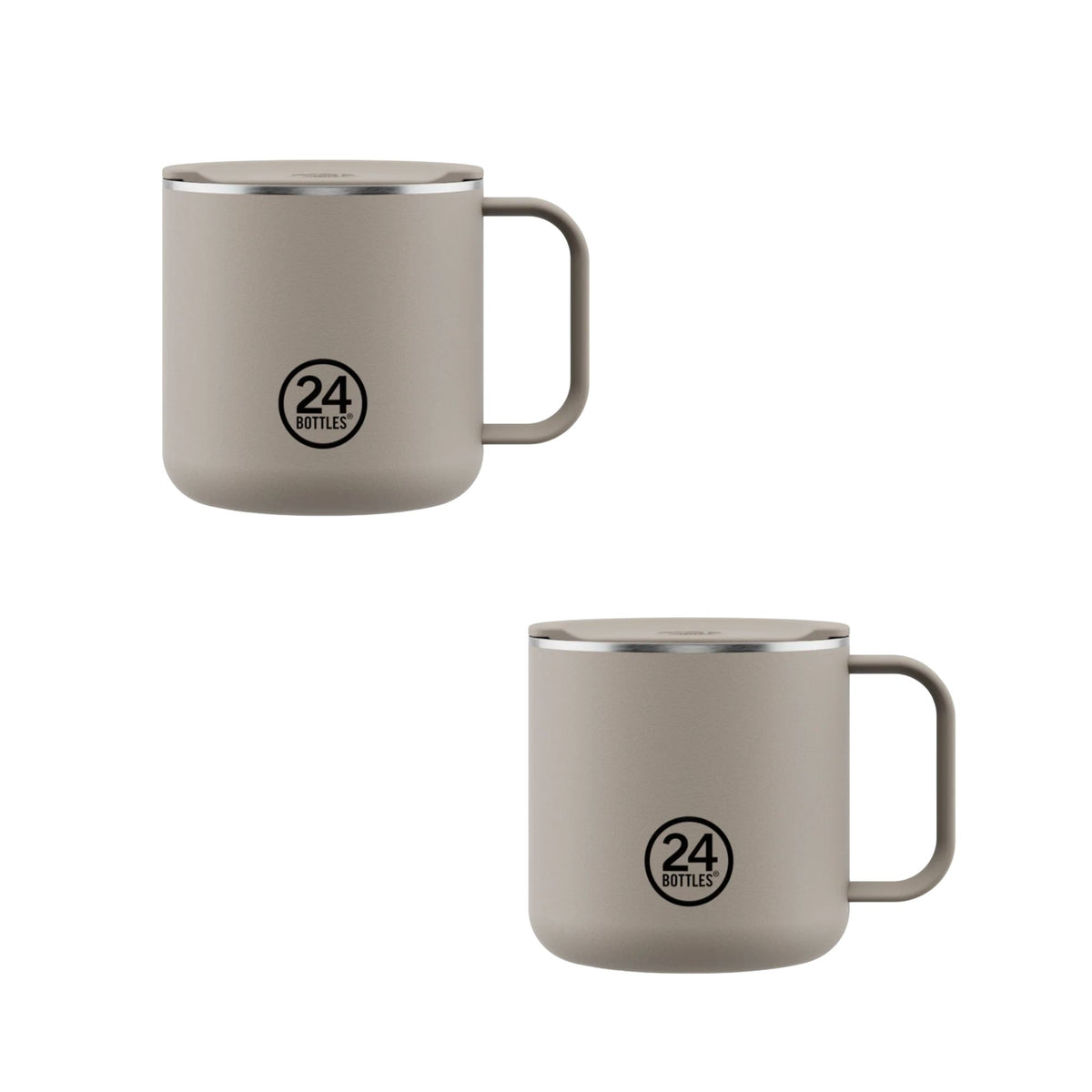Casa Set 2 Mug Linen 24bottles