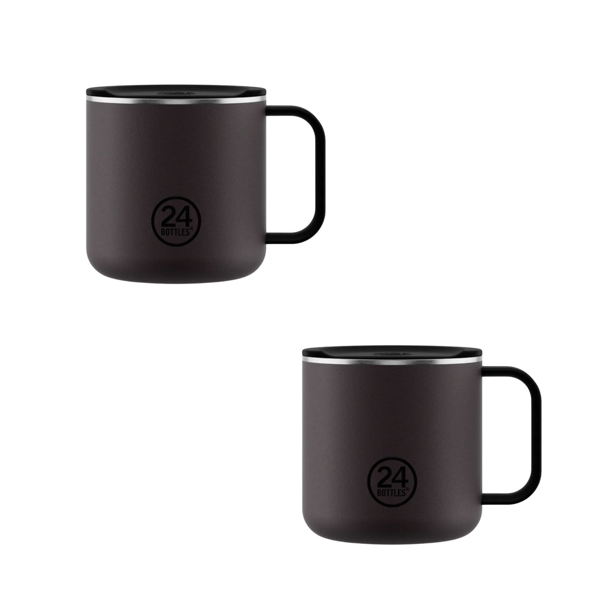 Casa Set 2 Mug Tuxedo Black 24bottles