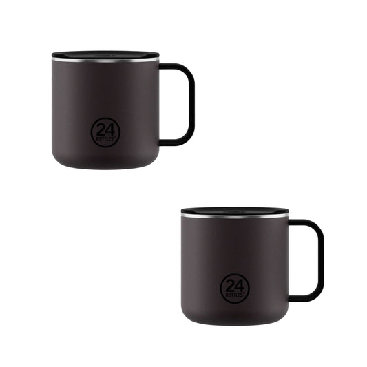 Casa Set 2 Mug Tuxedo Black 24bottles